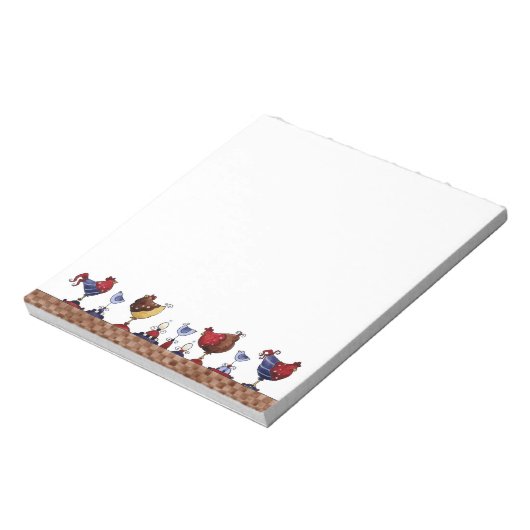 Poules dans une ligne - Bloc-notes (Tourné)