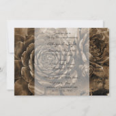 Poules et poulets Invitation de Baby showers succu (Dos)