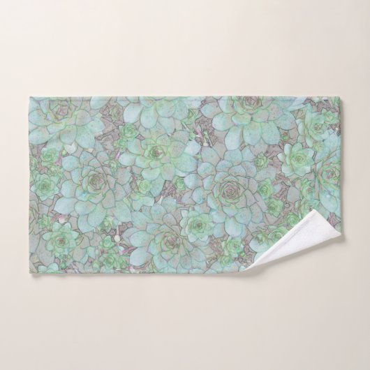 Poules et poussins (Serviette à main)