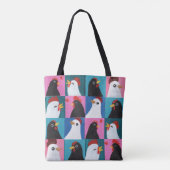 Poules Peintes Sacs à Main (Dos)
