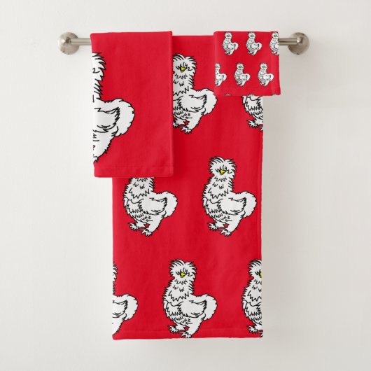 Poulet blanc de Silkie (En situation)