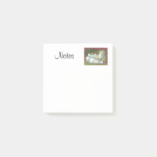 POULET DANS LA GRILLE, CHEVAUCHER 3M Post-it® Note (Devant)