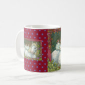 POULET DANS LA STABLE, CHEVAL & POUCE MUG (Devant gauche)