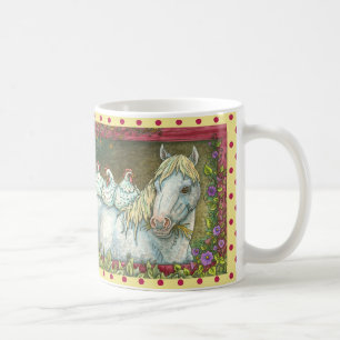 POULET DANS LA STABLE, HORSE & HENS MUG Classic