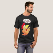 Poulet de bande dessinée du T-shirt | de poulet (Devant entier)