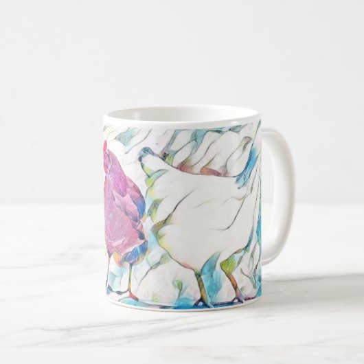 Poulet de café Mug (Devant droit)