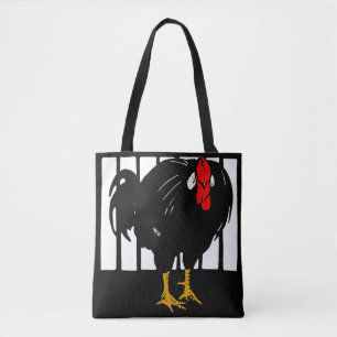 Poulet de coq de bois victorien sur sac