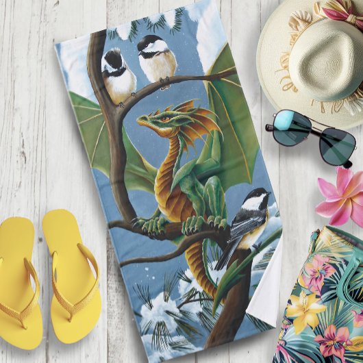 Poulet de dragon vert hiver