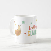Poulet de la Journée Saint-Patricks Drôle café Mug (Devant gauche)