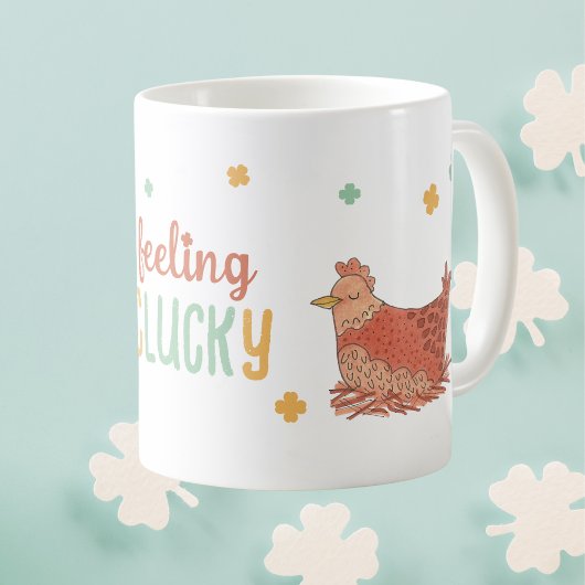 Poulet de la Journée Saint-Patricks Drôle café Mug