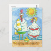 POULET DE LA MER, CARTE POSTALE FAMILIALE (Devant / Derrière)