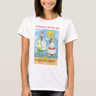 POULET DE LA MER, T-SHIRT DE DESSIN AMUSANT