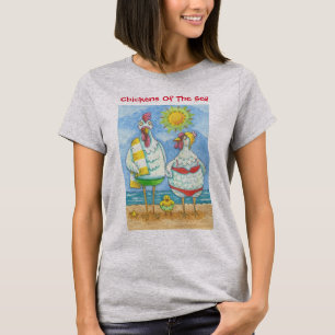POULET DE LA MER, T-SHIRT DE DESSIN AMUSANT