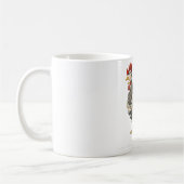 Poulet de Rider Zombie - Mug de café fou (Gauche)