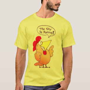Poulet du T-shirt de poulet de bande dessinée