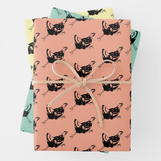 Poulet En Cours De Conception Feuilles De Papier E (En situation)