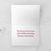 Poulet En Neige Carte Anniversaire (Intérieur)