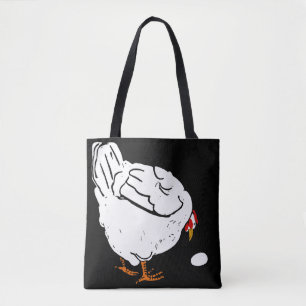 Poulet et oeuf de coupe victorienne sur sac