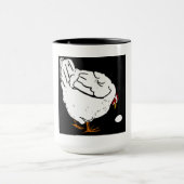 Poulet et oeuf de sciage victorien sur la Mug (Centre)