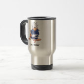 Poulet fou ! Tasse de voyage (Devant gauche)
