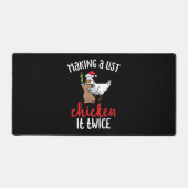 Poulet Il Deux Fois Drôle Design de Noël Poulet (Recto)