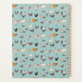 Poulet Joyeux motif gris chaud (Dos)