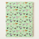 Poulet Joyeux motif Vert clair (Dos)