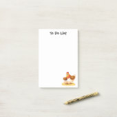 Poulet n'OEufs Post-it® Notes (Sur un bureau)