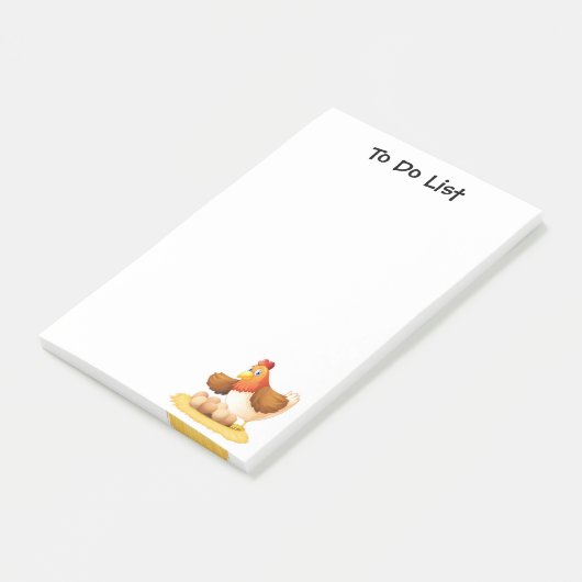 Poulet n'OEufs Post-it® Notes (Incliné)