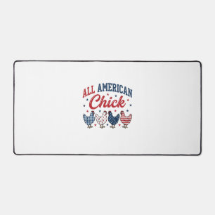 Poulet patriotique tout américain Design de t-shir