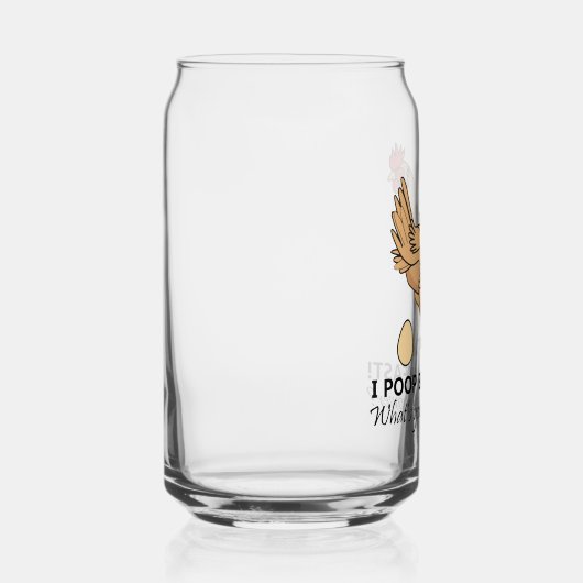 Poulet Poops Petit-déjeuner Drôle Design (Droite)