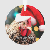 Poulet Sussex tacheté à Noël de Noël (dos)