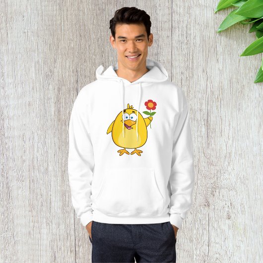 Poulet Tenant Un Sweat - shirt à capuche Fleur Men