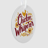 Poulet Whisperer rustique Agritourisme Cottagecore (devant)