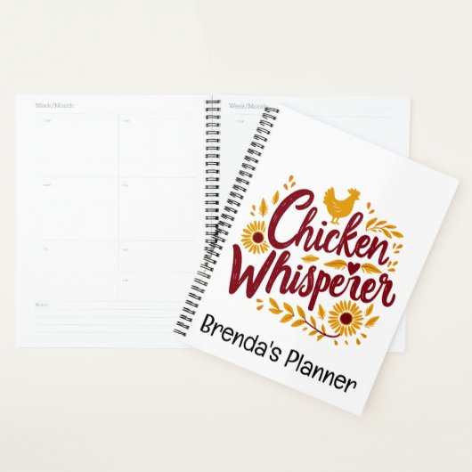 Poulet Whisperer rustique Agritourisme Cottagecore (Devant avec enveloppe)