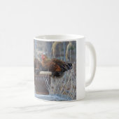 Poulets Aimer Pots Fleurs Mug (Devant droit)