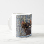 Poulets Aimer Pots Fleurs Mug (Devant gauche)
