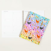 Poulets dans le jardin au coucher du soleil (Devant avec enveloppe)