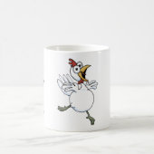 Poulets de bande dessinée sur une tasse (Centre)