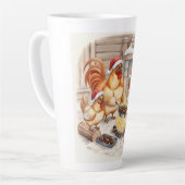 Poulets de Noël Rôtissant des Châtaignes, Mug Latt (Angle gauche)