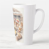 Poulets de Noël Rôtissant des Châtaignes, Mug Latt (Droite)