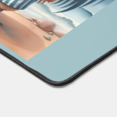 Poulets en maillots de bain en bord de mer (Coin)