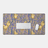 Poulets et hyacinthes jaunes (Clavier et souris)