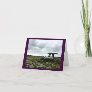Poulnabrone Dolmen (Irlande) Carte pour notes