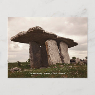 Poulnabrone Dolmen Portal Tomb Ireland Briefkaart