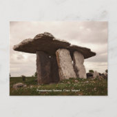 Poulnabrone Dolmen Portal Tombe Irlande Carte post (Devant)