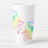 Poulpe Arc-en-ciel - Grand Mug (Devant)