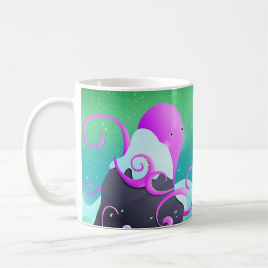 poulpe et pingouin - tasse (Gauche)