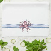 Poulpe - serviette de cuisine (Plié)