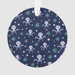 Poulpe sous le motif pour enfants de la mer